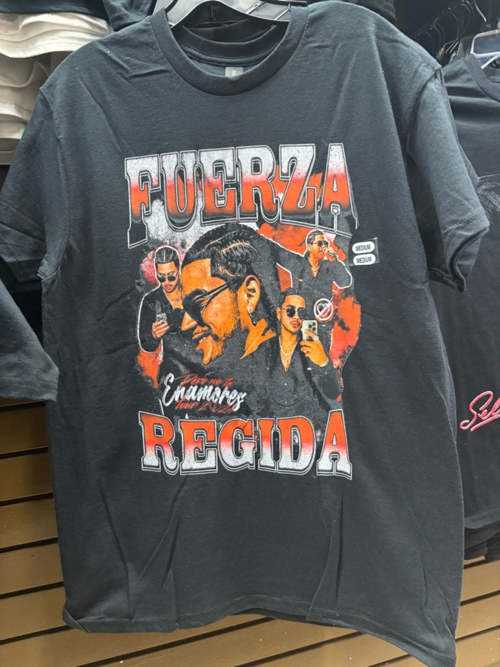 Fuerza Regida Graphic Tee - Black & Orange - Unbranded